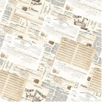 Paper Favourites Ephemera Labels 12x12 Inch Paper Pack (PF355)
